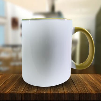 Personalized Inner and Handle Color Mug